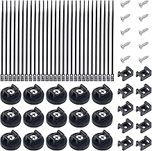 15 PCS Magnetic Zip Tie Mounts, Black Magnetic Wire ...