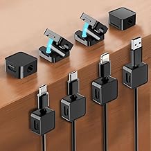 16Pack Cable Organizers, Magnetic Cable Clips, Magne...