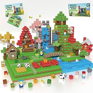 200 PCS Magnetic Blocks - Upgraded STEM Building Toy...