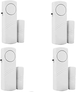 4 Pack Door Window Alarm, Magnetic Burglar Alert Sen...