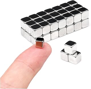 45Pack Small Square Cube Magnets,Fun Magnets,Tiny Magnets Magnets for Craft