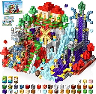 600PCS Magnetic Building Blocks Set, Magnetic Tiles ...