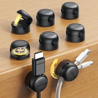 8 Pack JOYROOM Magnetic Cable Clips Organizer [Cord ...
