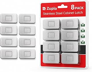 8 Pack Magnetic Cabinet Door Catch, Ultra Thin Cabin...