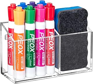 BEYGORM Magnetic Dry Erase Marker Holder for Whitebo...
