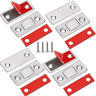 Cabinet Magnetic Catch Jiayi 4 Pack Ultra Thin Cabin...