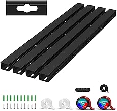 Cable Hider Raceway Kit, Magnetic Cable Management U...