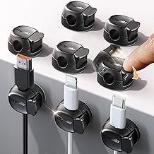 Chfeila 8 Pack Cable Clips [Dual Spring & Clasp] Cab...