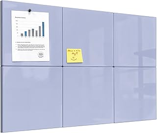 Comix Magnetic Board, 6 Pack Magnetic Whiteboard for...