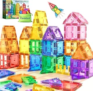 Coodoo Kids Toys Magnetic Tiles Starter Set Classroo...