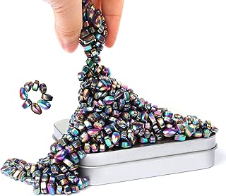 CUDNY Over 500 Colorful Original Ferrite Stones Desk Fidget Stress Relief for Ad