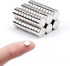 Deryun 60 Pack Small Magnets for Crafts,Mini,Tiny,Fridge,Refrigerator,Whiteboard