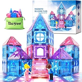 Diamond Magnetic Building Blocks for Kids - Princess...