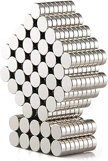 DIYMAG 300 PCS Small Refrigerator Premium Brushed Nickel Fridge, Office Mag