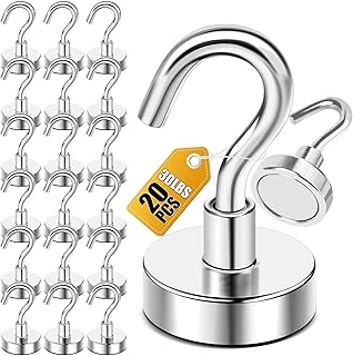 DIYMAG Magnetic Hooks, 30lbs+ Magnet Hook 2026 Cruis...