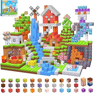 EchoPlan 200PCS Magnetic Blocks, Magnetic Building B...