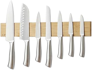 ELEVEXA Magnetic Knife Holder 16 Inch Organic Acacia...