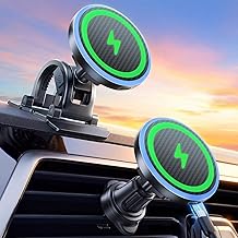 Estbuc 2-in-1 15W Magsafe Car Mount Charger, Magneti...