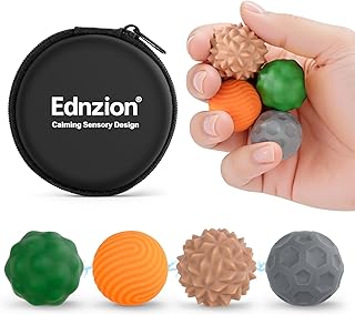 Fidget Toys Adults – 4PCS Magnetic Silicone Stress Balls for Anxiety, Focus
