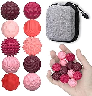 Fidget Toys for Adults Magnetic Balls - 10 Kinds Textured Silicone Magnetic Fidg