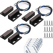 Gebildet 3 Sets NONC Black Magnetic Switch Wiring Re...