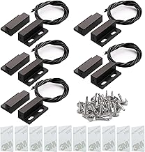 Gebildet 5pcs Recessed Wired Security Window Gate Co...