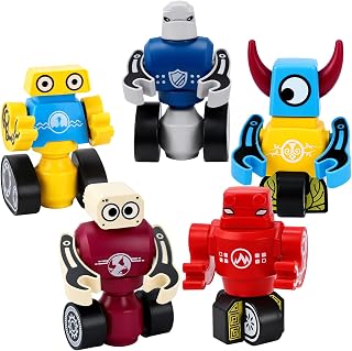 Gifts2U Magnetic Robots for Kids 3-6, 36 PCS STEM Bu...