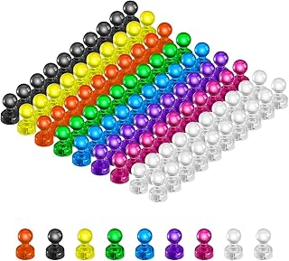 HongyiTime 90 PCS Colorful Strong Magnetic Push Pin ...