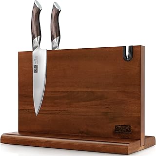 HOSHANHO Magnetic Knife Block 14 x 10 Inches, Double...