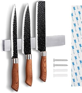 Inch Magnetic Knife Holder for Wall No Drill - Upgra...