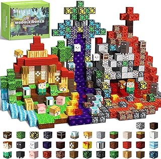 Intoypad 300PCS Magnetic Blocks for Kids, 0.8in Magn...