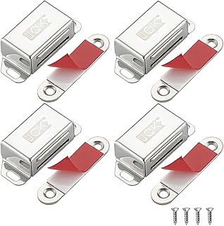 JQK Magnetic Cabinet Door Catch, Stainless Steel Clo...