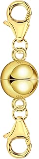 K Gold Magnetic Necklace Clasps and Closures 925 Ste...