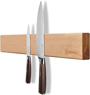 KEEMAKE Magnetic Knife Holder for Wall 16 inch Acaci...