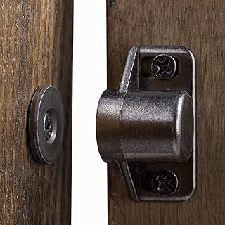 Keenkee 4 Pack Magnetic Cabinet Door Catch with Neod...
