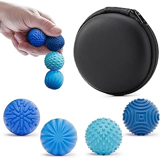 luckdoor Silicone Magnetic Balls Fidget Toys for Adults & Teens,4PCS Stress Reli
