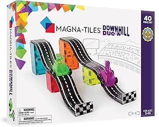 MAGNA-TILES Downhill Duo 40-Piece Magnetic Construct...