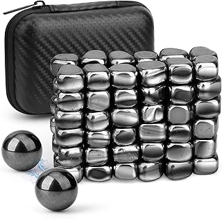 Magnet Stone Ball Fidget Toys for Adults, Fidget Mangetic Rock Ball with Fiber C
