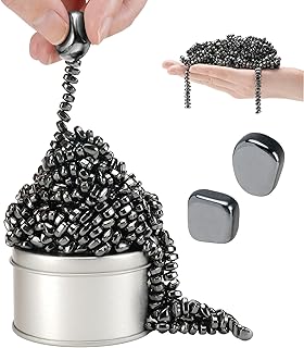 Magnetic Balls Over 600 PCS Mini Magnetic Putty, with 2 Big Smooth Magnetic Bead