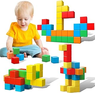 Magnetic Blocks, 1.41 inch Large Magnetic Building B...