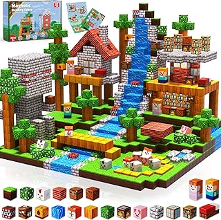 Magnetic Blocks-150PCS Grassland Magnetic Building B...