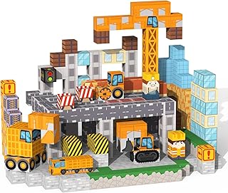 Magnetic Blocks Building Toys - 154PCS Magnet Buildi...
