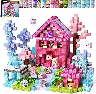 Magnetic Blocks — GobiDex 100PCS Kids Pink Princess ...