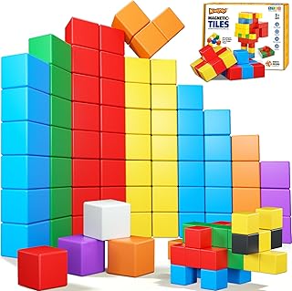 Magnetic Blocks,32PCS Magnetic Building Blocks for T...