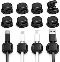 Magnetic Cable Organizer 8 Pack, Cable Clips for Des...