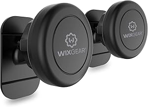 Magnetic Car Mount [2-Pack] - Universal Stick-On Das...