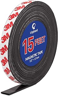 Magnetic Tape, 15 Feet Magnet Tape Roll (12'' Wide x...