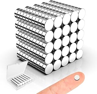 Magnets for Crafts, Caturledas 250 Pack 5x2mm Small Round Magnetic Rare Earth Ne