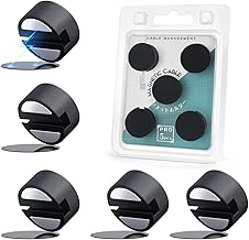 Maveek Magnetic Cord Clips Black, Silicone Cord Orga...