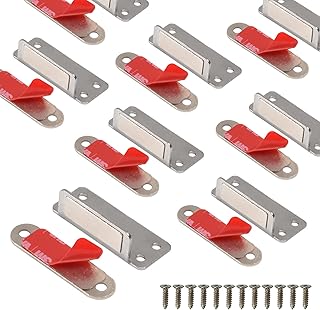 Mousike Double Magnetic Door Catch，60lb Stainless St...
